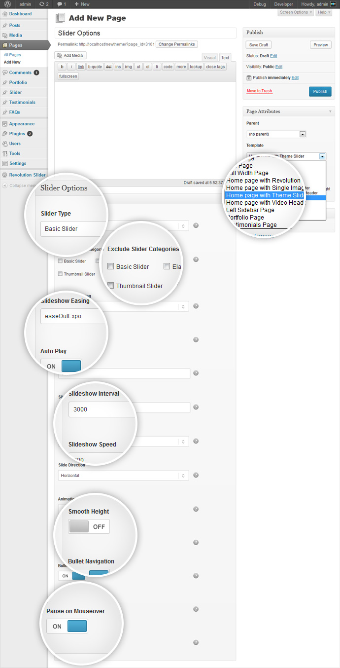 RK-Glas » Slider Page Options
